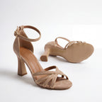 Mackey Women's Classy Open Toe Heels