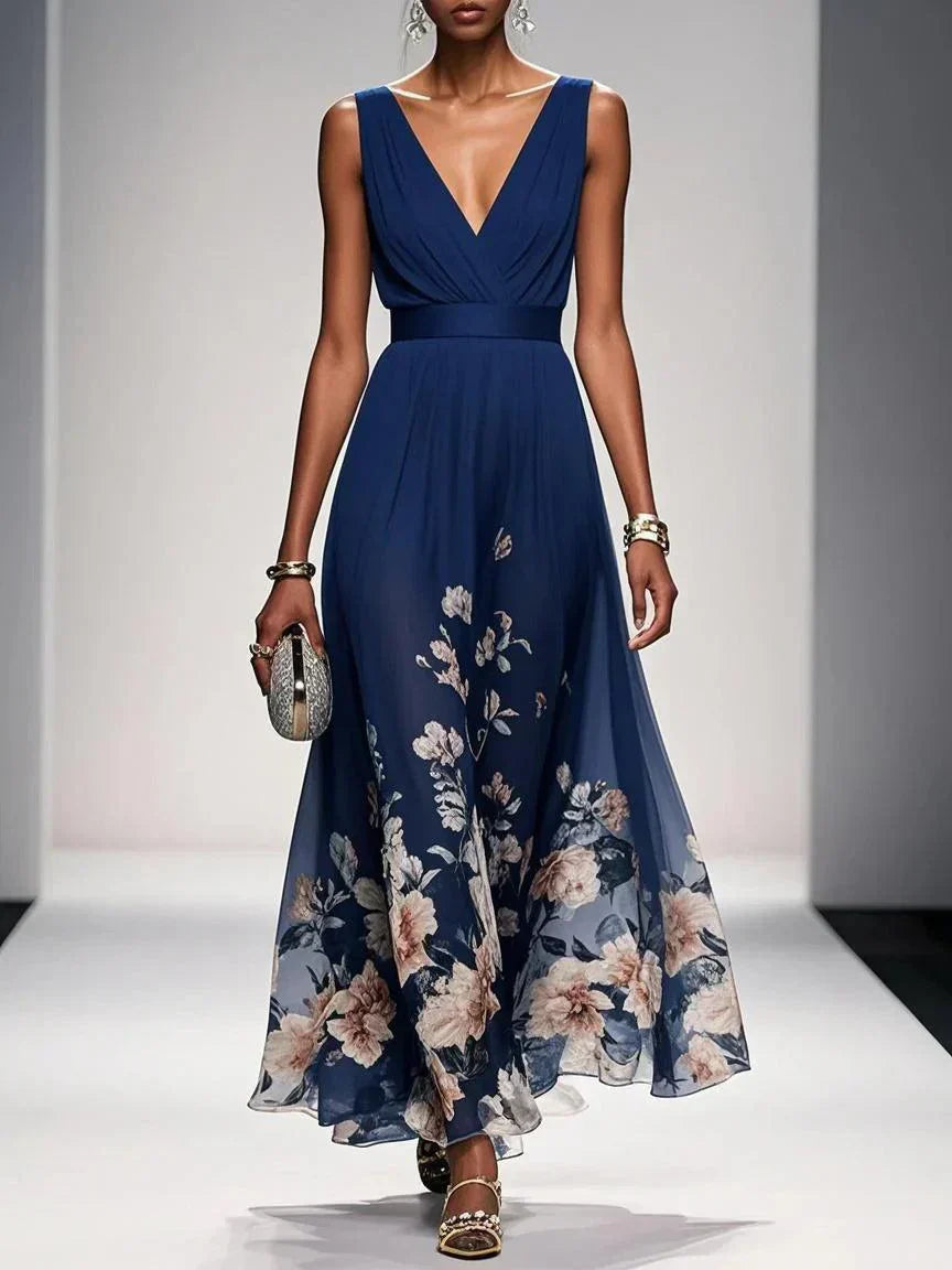 Carina | Women's Floral Print Wedding Guest Dress
