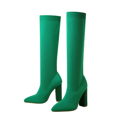Amara | Women’s Spring Fashion Knee High Heeled Boots
