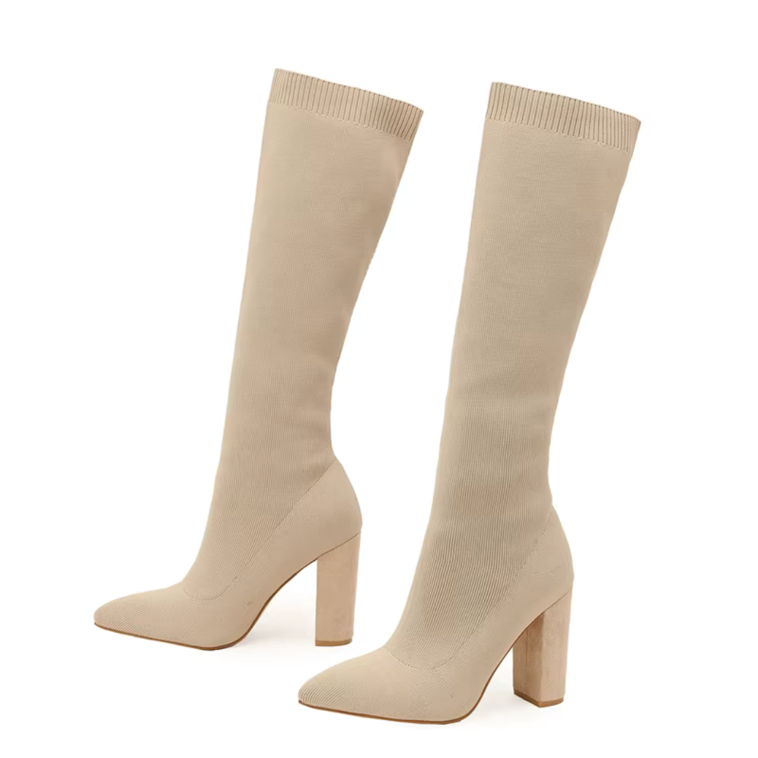 Amara | Women’s Spring Fashion Knee High Heeled Boots