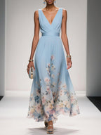 Carina | Women's Floral Print Wedding Guest Dress
