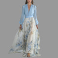 Valeria | Floral Maxi Dress – Elegant Long Flowing Silhouette