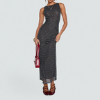 Sonya | Women's Black & White Bodycon Dress