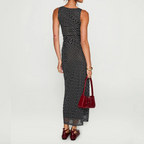 Sonya | Women's Black & White Bodycon Dress