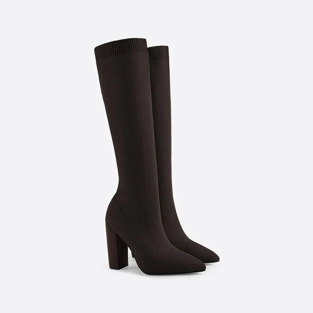 Amara | Women’s Spring Fashion Knee High Heeled Boots