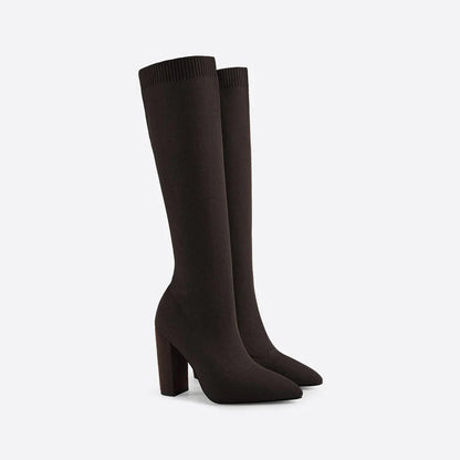 Amara | Women’s Spring Fashion Knee High Heeled Boots