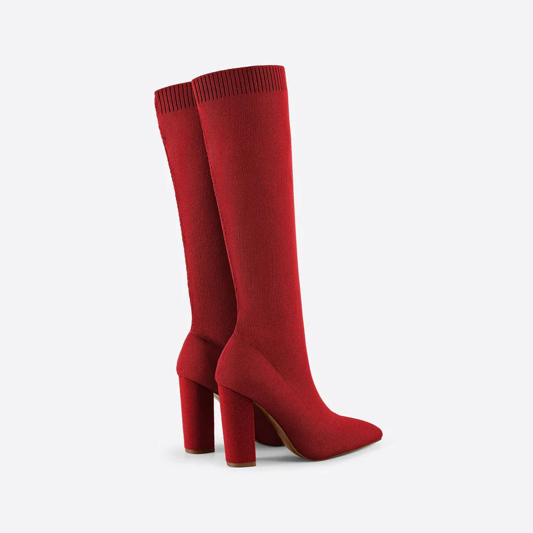 Amara | Women’s Spring Fashion Knee High Heeled Boots