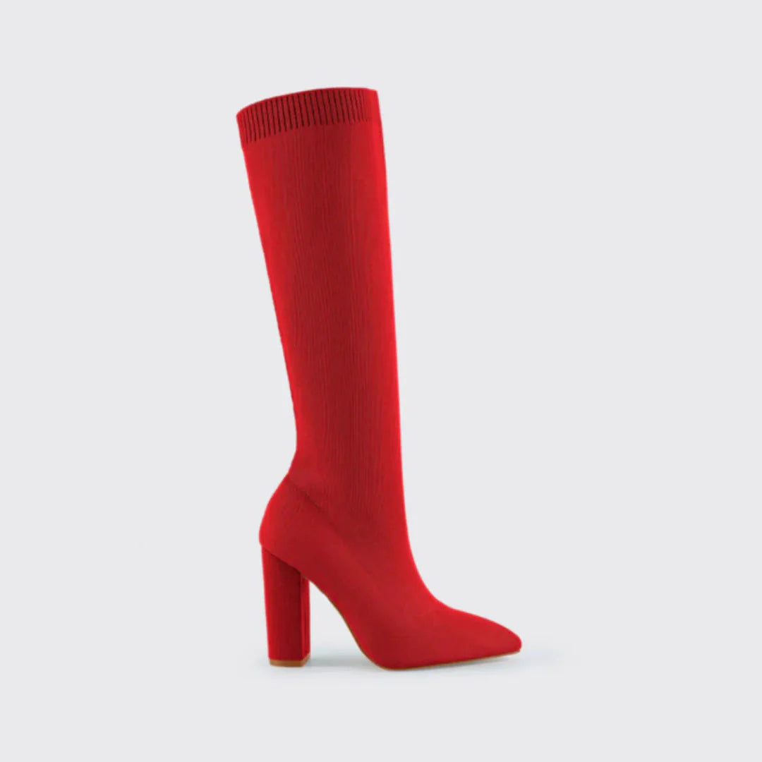 Amara | Women’s Spring Fashion Knee High Heeled Boots