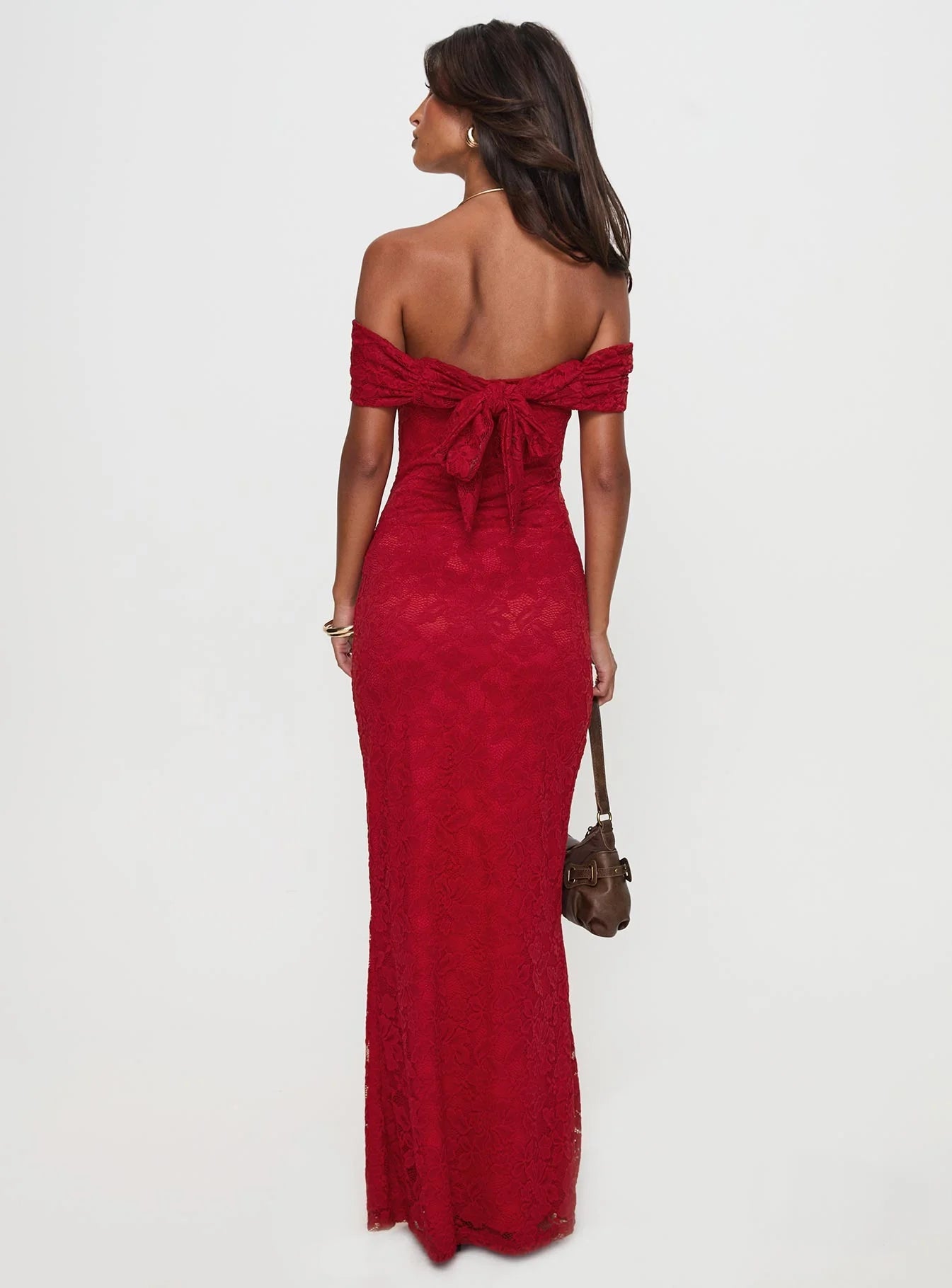 Jasmin | Scarlet Muse Off-Shoulder Gown