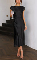 Greta | Women’s Slip Midi Length Minimalist Silhouette