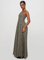 Women's Brown Sun Dress