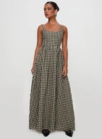 Cara | Women's Brown Sun Dress